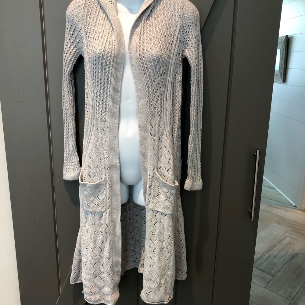 Duster hooded sweater